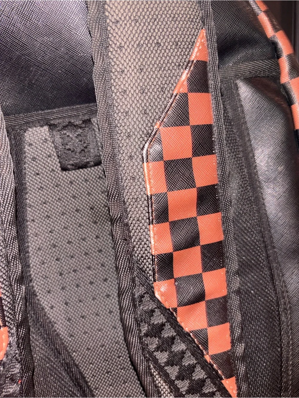 Sprayground Limited Edition Money Bear Shark Backpack Checkered